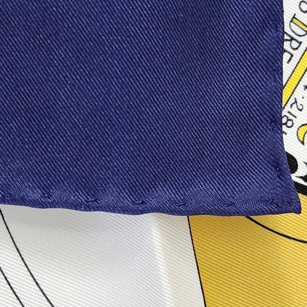 HERMÈS silk scarf with box New-Orleans Creole Jazz by Loïc Dubigeon square 35" - Picture 5 of 16